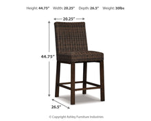 Load image into Gallery viewer, Paradise Trail - Barstool (Set of 2) - Medium Brown