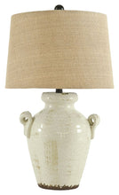 Load image into Gallery viewer, Emelda - Ceramic Table Lamp - Cream