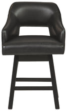 Load image into Gallery viewer, Tallenger - Upholstered Swivel Barstool (Set of 2)