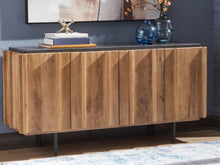 Load image into Gallery viewer, Quintavious - Accent Cabinet - Brown / Charcoal