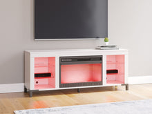 Load image into Gallery viewer, Brollevi - TV Stand With Fireplace - White