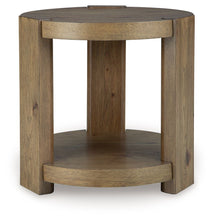Load image into Gallery viewer, Flangren - Round End Table - Light Brown