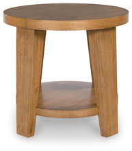 Load image into Gallery viewer, Kristiland - Round End Table - Light Brown