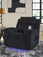 Load image into Gallery viewer, Forest Lake - Power Recliner With Adj Headrest - Black