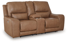Load image into Gallery viewer, DeepWakes - Power Reclining Loveseat / Console / Adjustable Headrest