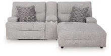 Load image into Gallery viewer, Acklen Place - 4 Pc. - 3-Piece Power Reclining Sectional Sofa With Raf Chaise, Wide Seat Power Recliner - Pewter