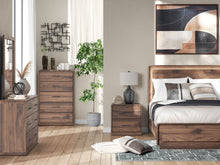 Load image into Gallery viewer, Fortlorn - Two Drawer Night Stand - Walnut Brown