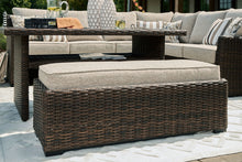 Load image into Gallery viewer, Brook Ranch - Sofa Sectional, Bench With Cushion (Set of 3) - Brown