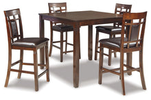 Load image into Gallery viewer, Bennox - DRM Counter Table Set (Set of 5) - Brown