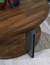 Load image into Gallery viewer, Kraeburn - Round Cocktail Table - Brown / Black
