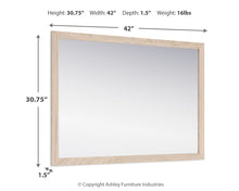 Load image into Gallery viewer, Cadmori - Bedroom Mirror - Tan