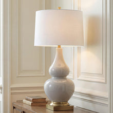 Load image into Gallery viewer, Weswick - Ceramic Table Lamp - Cream / Gold Finish