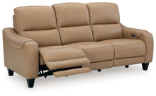 Load image into Gallery viewer, Mosswell - Power Reclining Sofa With Adj Headrest - Toffee