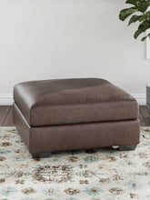 Load image into Gallery viewer, WillowBend - Oversized Accent Ottoman - Umber