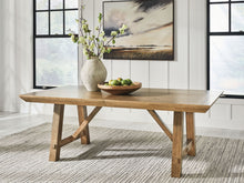 Load image into Gallery viewer, Ridgester - Rectangular Dining Room Extension Table - Light Brown