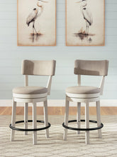Load image into Gallery viewer, Robbinsdale - Upholstered Swivel Barstool (Set of 2) - Antique White