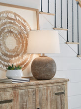 Load image into Gallery viewer, Neavesboro - Metal Table Lamp - Antique Brown / White