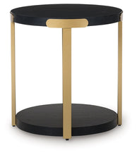 Load image into Gallery viewer, Shylore - Occasional Table Set (Set of 3) - Black / Brass Finish