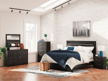 Load image into Gallery viewer, Hollivern - Dresser And Mirror - Dark Gray