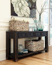 Load image into Gallery viewer, Gavelston - Sofa Table - Black