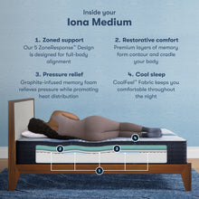 Load image into Gallery viewer, iComfort - 13" Iona Memory Foam Medium Mattress