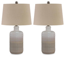 Load image into Gallery viewer, Marnina - Ceramic Table Lamp (Set of 2) - Taupe