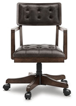 Load image into Gallery viewer, Breckington - Home Office Desk Chair - Dark Brown