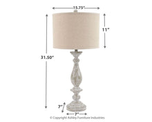 Load image into Gallery viewer, Bernadate - Poly Table Lamp (Set of 2) - Whitewash