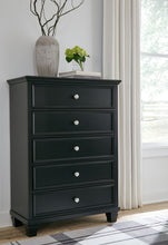 Load image into Gallery viewer, Lanolee - Five Drawer Chest - Black