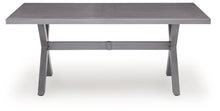 Load image into Gallery viewer, Half Moon Beach - Rectangular Dining Table With Umbrella Option - Gray