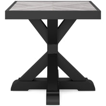 Load image into Gallery viewer, Beachcroft - Square End Table - Black / Light Gray