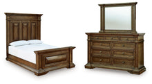 Load image into Gallery viewer, Frantanna - 3 Pc. - Queen Panel Bed, Dresser And Mirror - Brown