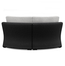 Load image into Gallery viewer, Beachcroft - 5-Piece Outdoor Sectional - Black / Light Gray