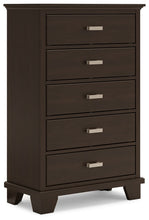 Load image into Gallery viewer, Covetown - Five Drawer Chest - Dark Brown