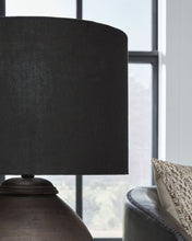 Load image into Gallery viewer, Naareman - Terracotta Table Lamp - Metallic Black
