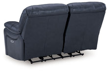 Load image into Gallery viewer, Leesworth - 3 Pc. - Power Reclining Sofa, Power Reclining Loveseat, Power Rocker Recliner - Ocean