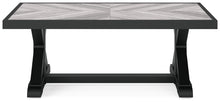 Load image into Gallery viewer, Beachcroft - Rectangular Cocktail Table - Black / Light Gray