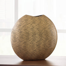 Load image into Gallery viewer, Iansboro - Vase - 11.5" - Antique Gold Finish