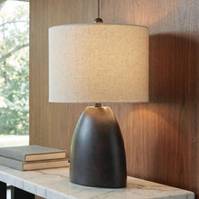 Load image into Gallery viewer, Sethmore - Terracotta Table Lamp - Antique Black