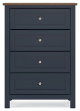 Load image into Gallery viewer, Landocken - Four Drawer Chest - Brown / Blue