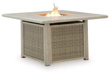 Load image into Gallery viewer, Cliff Trails - Square Fire Pit Table - Beige