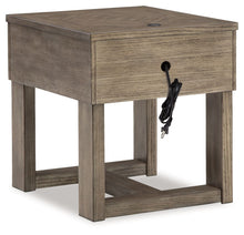 Load image into Gallery viewer, Loyaska - Rectangular End Table - Grayish Brown