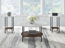 Load image into Gallery viewer, Wrenwich - Occasional Table Set (Set of 3) - Brown / Black / White