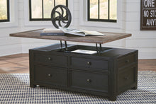 Load image into Gallery viewer, Tyler Creek - Lift Top Cocktail Table - Grayish Brown / Black