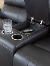 Load image into Gallery viewer, Glossmore - Reclining Loveseat With Console - Black