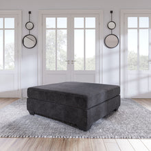 Load image into Gallery viewer, Lavernett - Oversized Accent Ottoman - Charcoal
