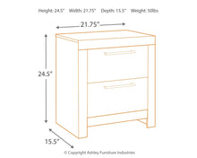 Load image into Gallery viewer, Derekson - Two Drawer Night Stand - Multi Gray