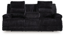 Load image into Gallery viewer, Rhine Falls - Reclining Power Sofa With Drop Down Table - Onyx