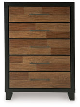Load image into Gallery viewer, Kraeburn - Five Drawer Chest - Brown / Black