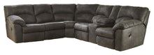 Load image into Gallery viewer, Tambo - Right Arm Facing Loveseat With Console 2 Pc Sectional - Pewter